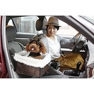 Waterproof Foldable Dog Car Seat with Memory Foam Booster