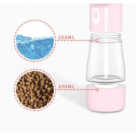 Traveling Transparent Plastic Dog Water Dispenser Fountain