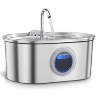 Stainless Steel Automatic Dog Water Feeder Dispenser 3.2L Capacity