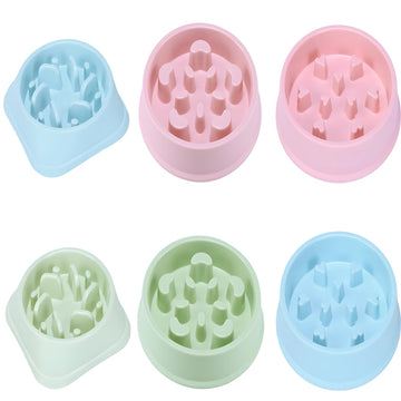 Slow Feeding Anti-Choking Dog Bowl with Maze Design Plastic