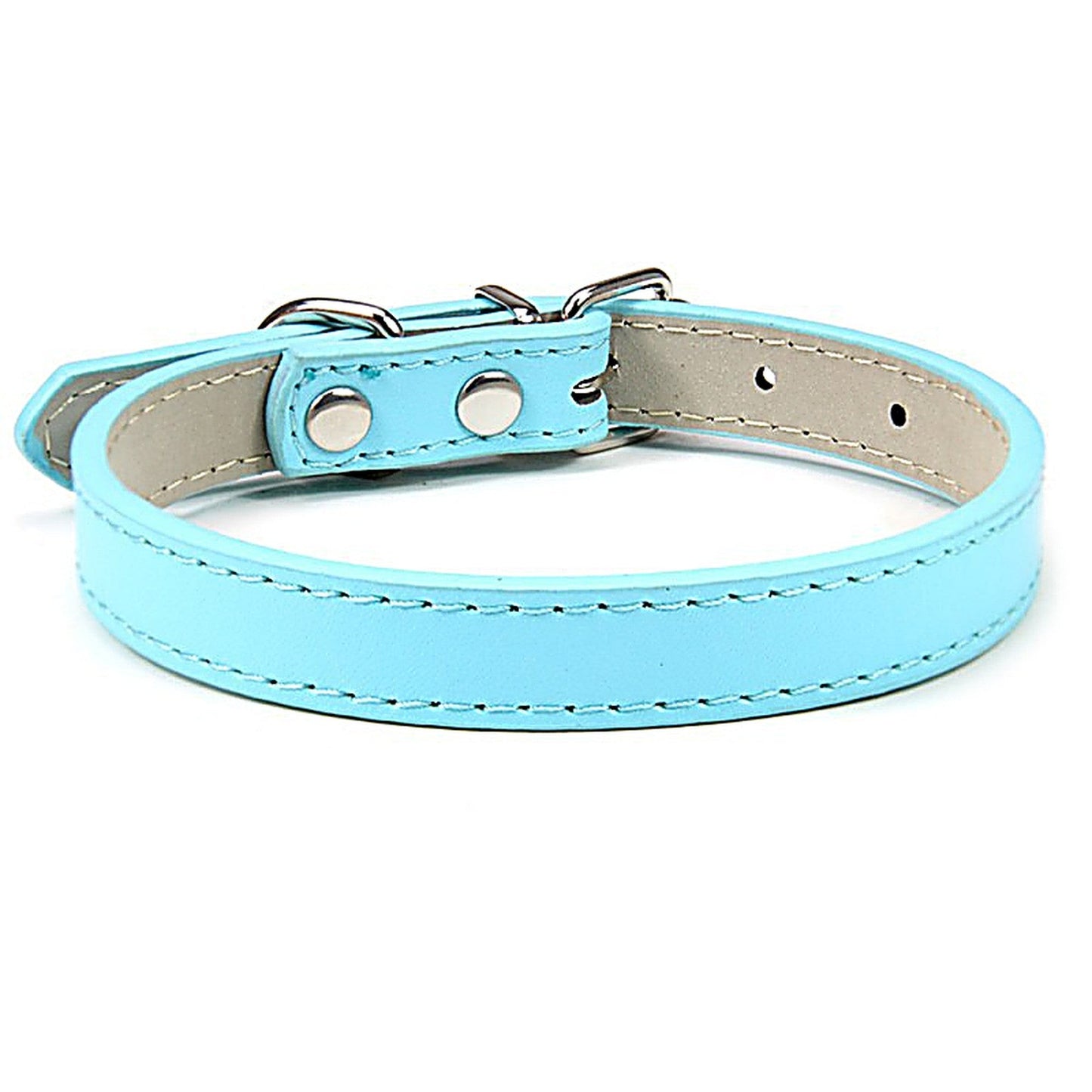 PU Leather Dog Collar in Multiple Colors