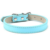 PU Leather Dog Collar in Multiple Colors