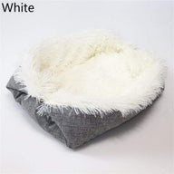Removable Washable Plush Dog Nest Bed 45x32x32cm