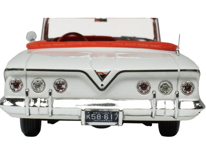 1961 Chevrolet Impala Convertible White with Red Interior Limited Edition to 240 pieces Worldwide 1/43 Model Car by Goldvarg Collection - Asmota