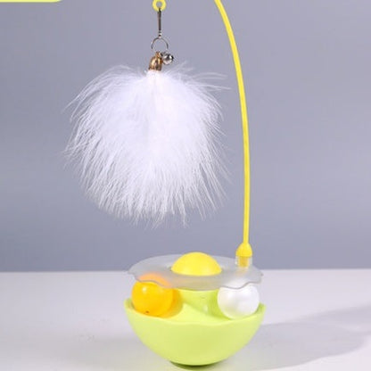 Cat Toys - Interactive Toy For Cat , Kitten Toys, Lightweight Resin Duck Shape Fun Stick For Kitten Play Indoor Outdoor ,Removable And Washable Duck Cat Toy