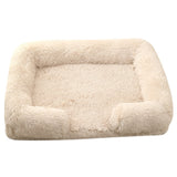 Plush Round Winter Dog Bed in Multiple Colors and Sizes