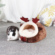 Small Animal Oxford Cloth Sleep Nest Bed with Animal Patterns for Cats
