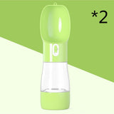 Traveling Transparent Plastic Dog Water Dispenser Fountain