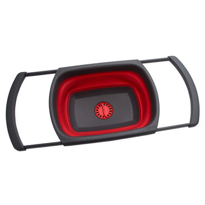 1Pc Collapsible Scalable Silicone Colander Folding Kitchen Silicone Strainer Fruit Vegetable Wash Colanders kitchen Cooking Tool - Asmota