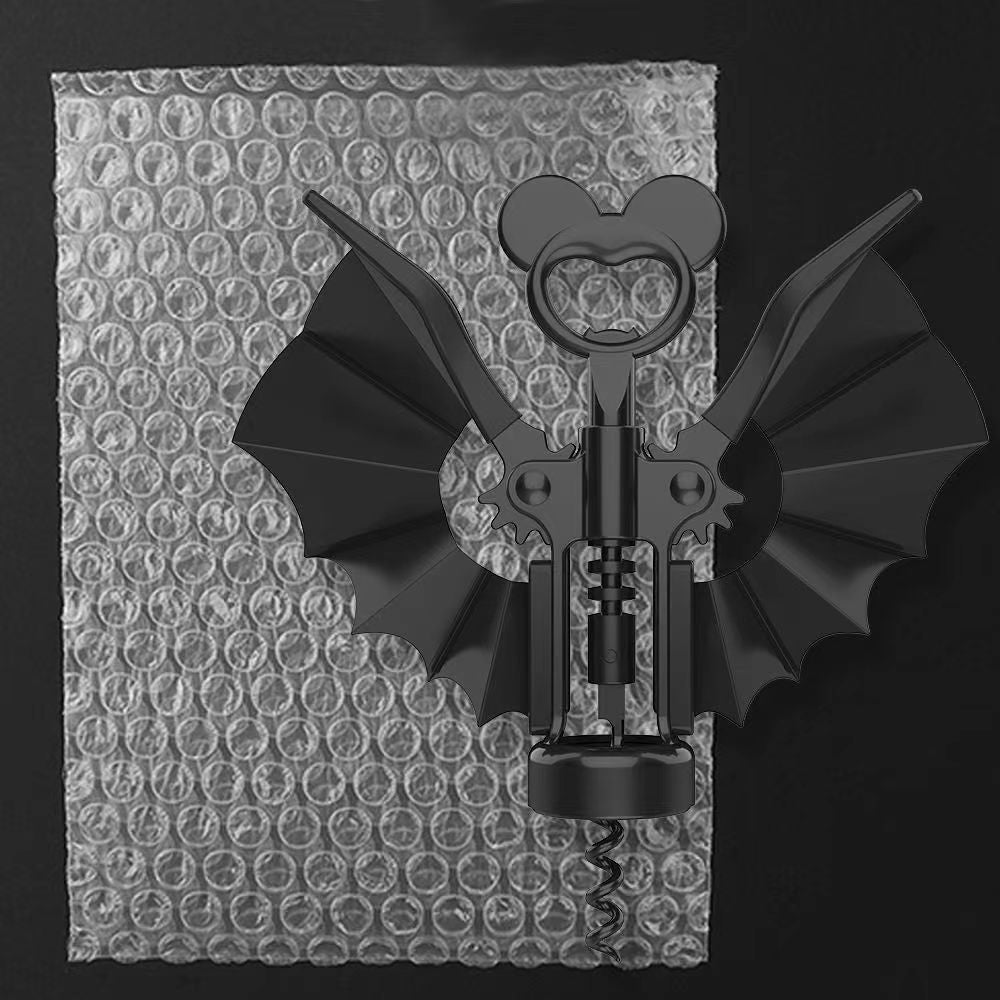 2 - in - 1 Wine Bottle Opener Bat Bottle Opener Creative Kitchen Gadgets - Asmota