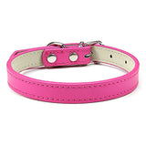 PU Leather Dog Collar in Multiple Colors