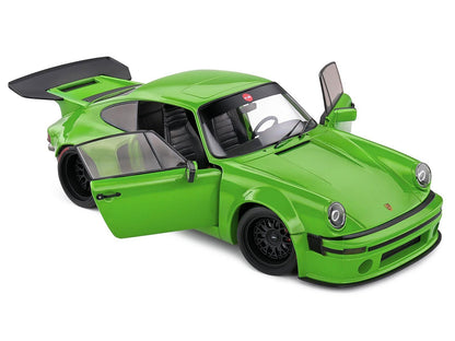 2022 Porsche 911 KS - R Green Metallic 1/18 Diecast Model Car by Solido - Asmota