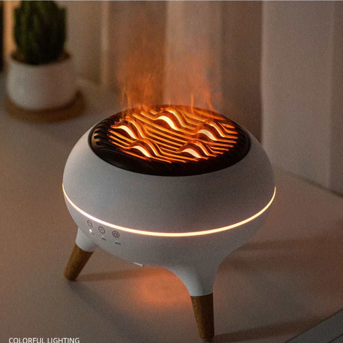 2025 Volcano Aroma Diffuser Spray Electric Essential Oil Diffuser with Jellyfish Mist Fog - Asmota