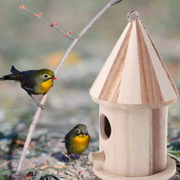 Wooden Outdoor Bird Nest for Garden Birds