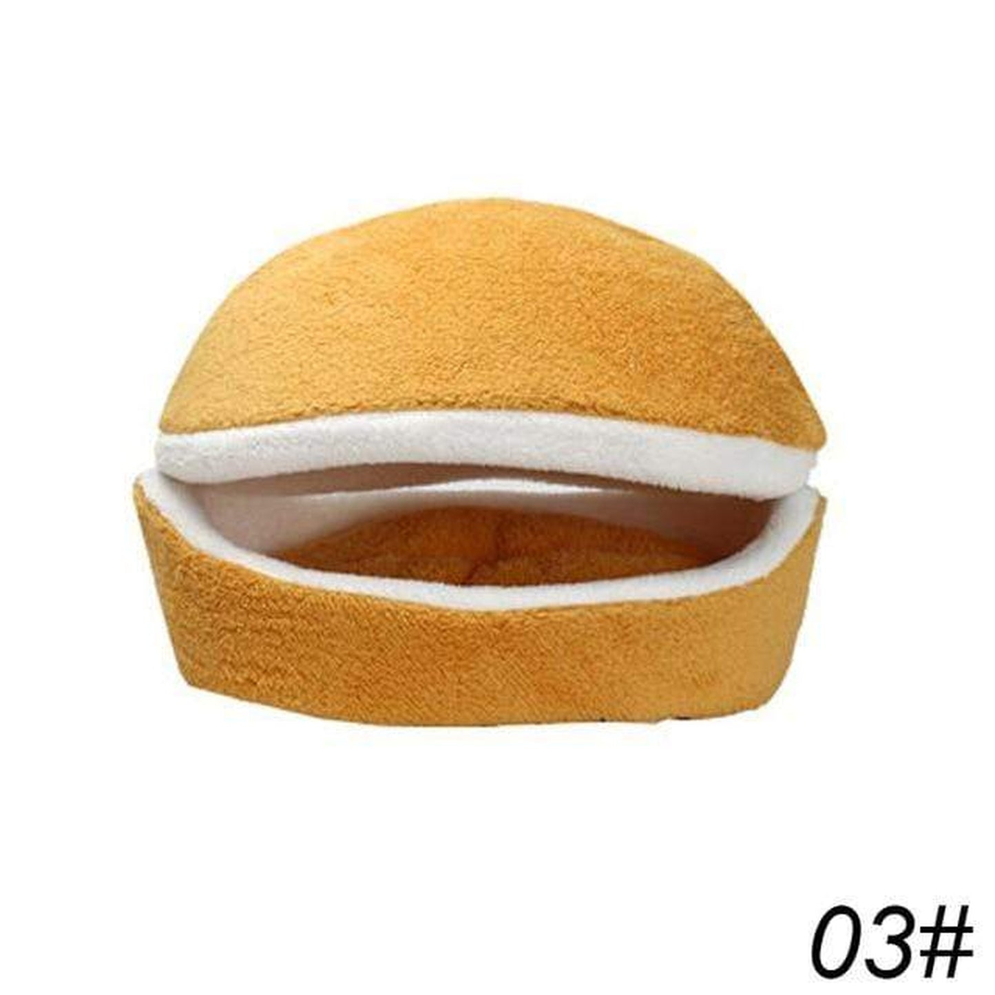 Removable Washable Plush Dog Nest Bed 45x32x32cm
