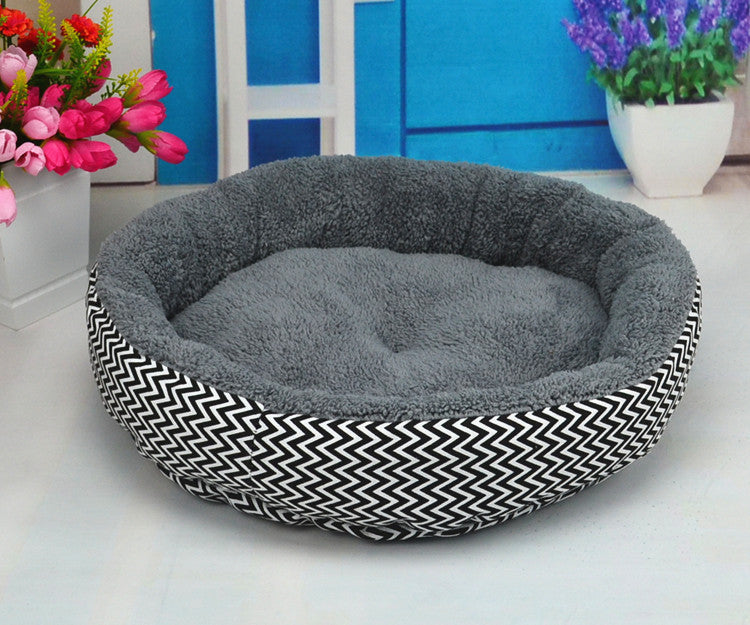 Comfortable Pet Corrugated Seat Cushion Canvas Cat Kennel