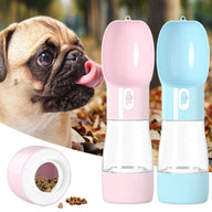 Traveling Transparent Plastic Dog Water Dispenser Fountain