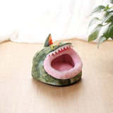 Small Animal Oxford Cloth Sleep Nest Bed with Animal Patterns for Cats