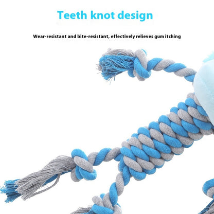 Plush Dog Toy Animal Shape Bite-resistant Molar Pet Products
