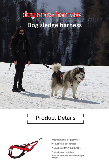 Dog Outdoor Sled Chest Strap