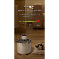 Wireless Smart Cat Water Fountain in Transparent Plastic
