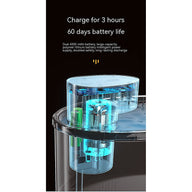 Wireless Smart Cat Water Fountain in Transparent Plastic