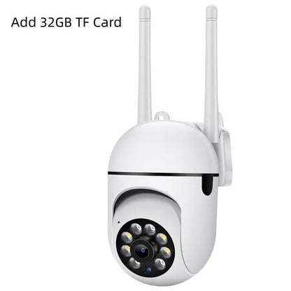 2.4G WiFi Security Camera Night Vision 2MP 1080P HD Wireless IP Camera 360 Rotating Remote Surveillance Cameras Indoor Monitoring - Asmota
