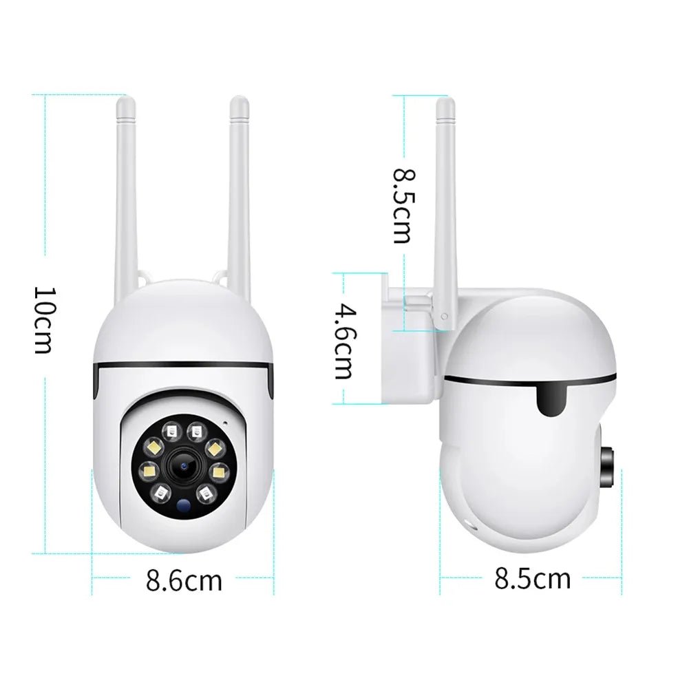 2.4G WiFi Security Camera Night Vision 2MP 1080P HD Wireless IP Camera 360 Rotating Remote Surveillance Cameras Indoor Monitoring - Asmota