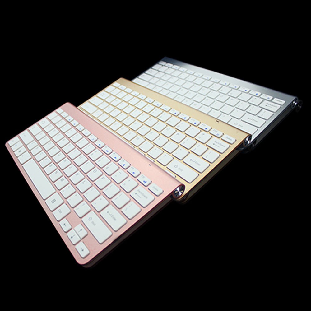 2.4G Wireless Keyboard And Mouse Protable Mini Keyboard Mouse Combo Set For Notebook Laptop Mac Desktop PC Computer Smart TV PS4 - Asmota