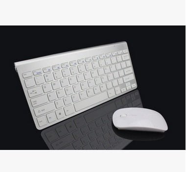 2.4G Wireless Keyboard And Mouse Protable Mini Keyboard Mouse Combo Set For Notebook Laptop Mac Desktop PC Computer Smart TV PS4 - Asmota