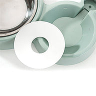 Colorful Lightweight Dog Feeding Bowl with Stainless Steel Insert