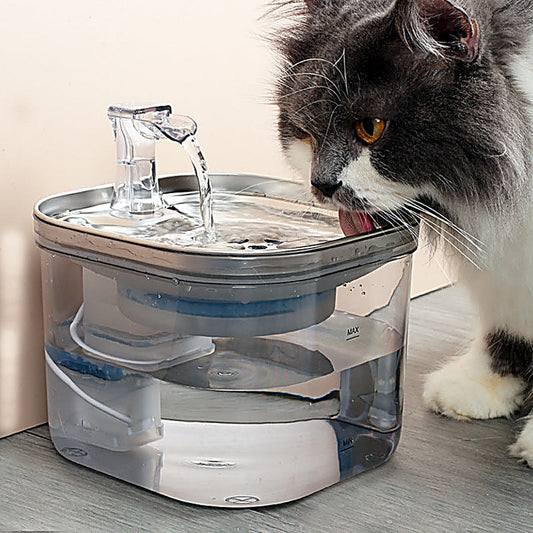 Stainless Steel Automatic Circulation Dog Water Fountain