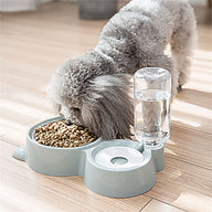 Colorful Lightweight Dog Feeding Bowl with Stainless Steel Insert