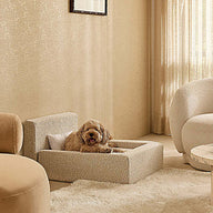 Rectangular Thickened Fabric Dog Kennel Mattress Bed