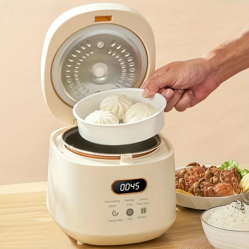 2L Electric Rice Cooker 1 - 3 People 110V 220V Multi Cooker Non - Stick Pot Smart Mechanical MultiCooker Steamed Rice Pot For Home - Asmota