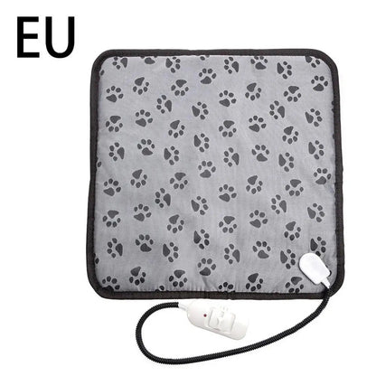 3 - speed Adjustable Heating Pad For Dog Cat Power - off Protection Pet Electric Heated Warm Mat Bed Waterproof Bite - resistant Wire - Asmota