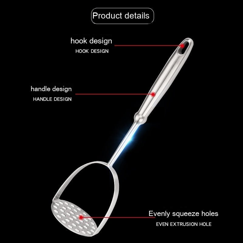 304 Stainless Steel Mashing Tool Mashed Potatoes Kitchen Tools - Asmota