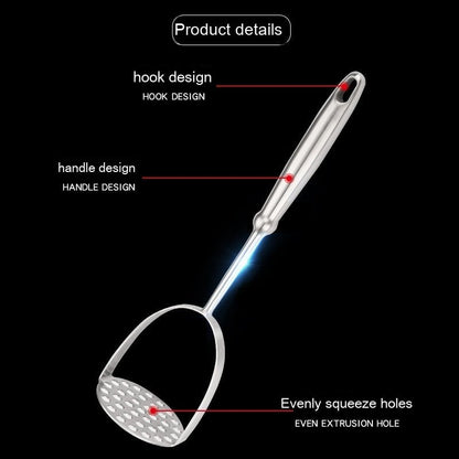 304 Stainless Steel Mashing Tool Mashed Potatoes Kitchen Tools - Asmota