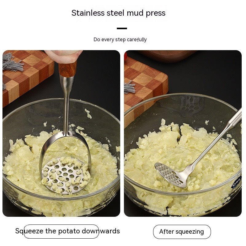 304 Stainless Steel Mashing Tool Mashed Potatoes Kitchen Tools - Asmota