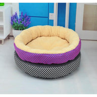 Corrugated Canvas L-Shaped Cat Kennel Bed with Cushion