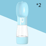 Traveling Transparent Plastic Dog Water Dispenser Fountain