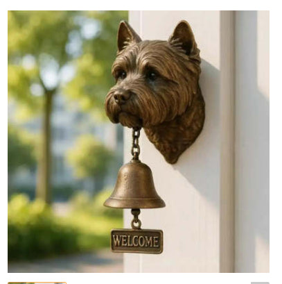 Witch Doorbell Animal Dog WELCOME WELCOME Doorbell