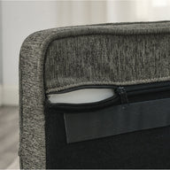 Rectangular Dark Grey PP Dog Bed for Medium and Large Dogs