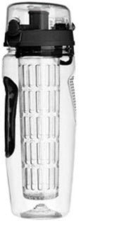 32Oz Fruit Infusing Infuser Water Bottle Water Fruit Bottle BPA Free Plastic Sport Fruit Infuser Water Bottles With Infuser Juice Shaker Drink Bottle Of Water - Asmota