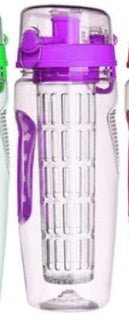 32Oz Fruit Infusing Infuser Water Bottle Water Fruit Bottle BPA Free Plastic Sport Fruit Infuser Water Bottles With Infuser Juice Shaker Drink Bottle Of Water - Asmota