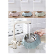 Stainless Steel Dog Puppy Water Bowl Feeder in Blue, Green, Pink