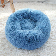 Plush Round Dog Nest Bed in Multiple Colors and Sizes