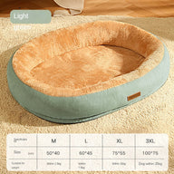 Removable Washable Cotton Dog Bed in Multiple Colors & Sizes