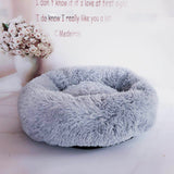 Plush Round Dog Nest Bed in Multiple Colors and Sizes