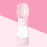 Traveling Transparent Plastic Dog Water Dispenser Fountain